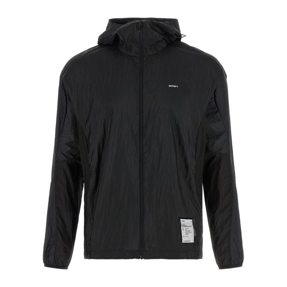 SATISFY Black Polyamide Shell Men's Jacket